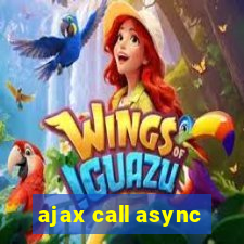 ajax call async